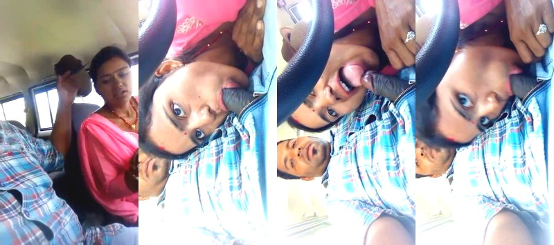 Horny sucking desi bhabhi ji dick car